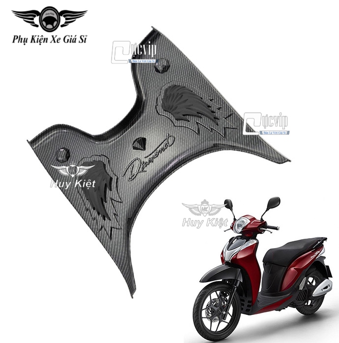 [HCM]Thảm Lót Chân Trước SH Mode 2020 Carbon MS3273