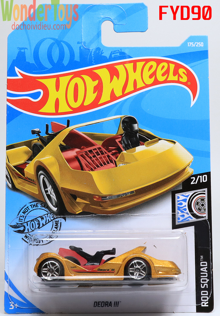 Xe mô hình hot wheels deora iii collections rod squad - 2019 - fyd90