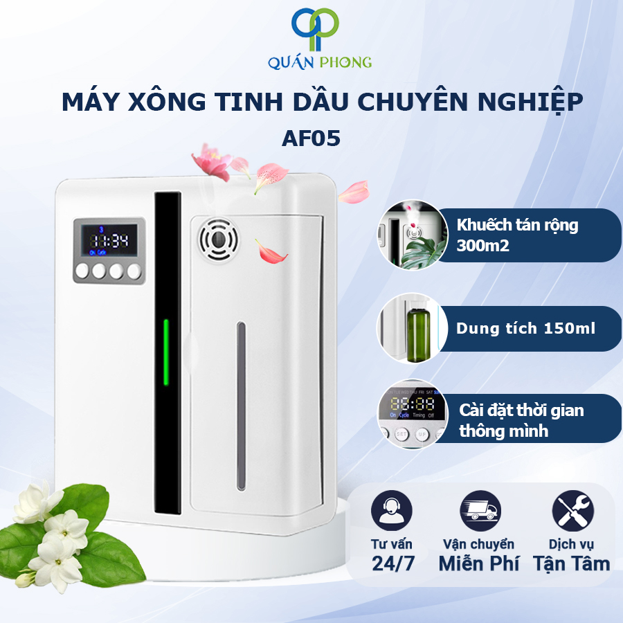 Máy xông tinh dầu máy khuếch tán tinh dầu tự động giúp thơm phòng thư giãn tự động bật tắt cài đặt thời gian thông minh cho nhà hàng spa khách sạn khuếch tán diện tích lớn 300m2