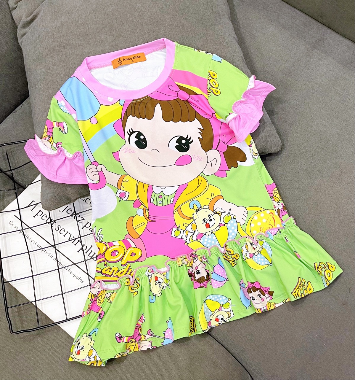 Váy thun lạnh 3D gái