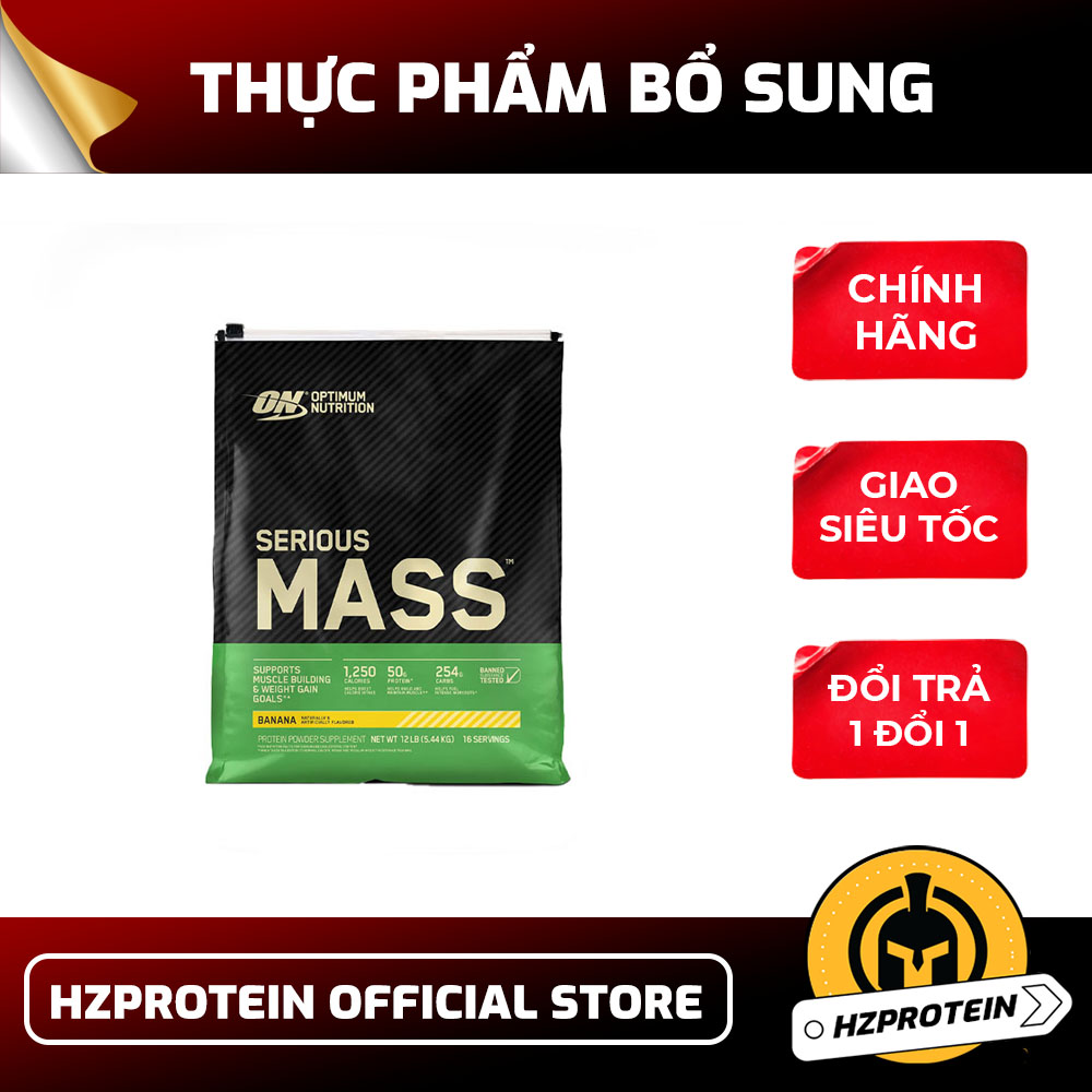 [HCM] ON SERIOUS MASS - SỮA TĂNG CÂN BỔ SUNG VITAMIN TĂNG CÂN CHẤT LƯỢNG (12 LBS)