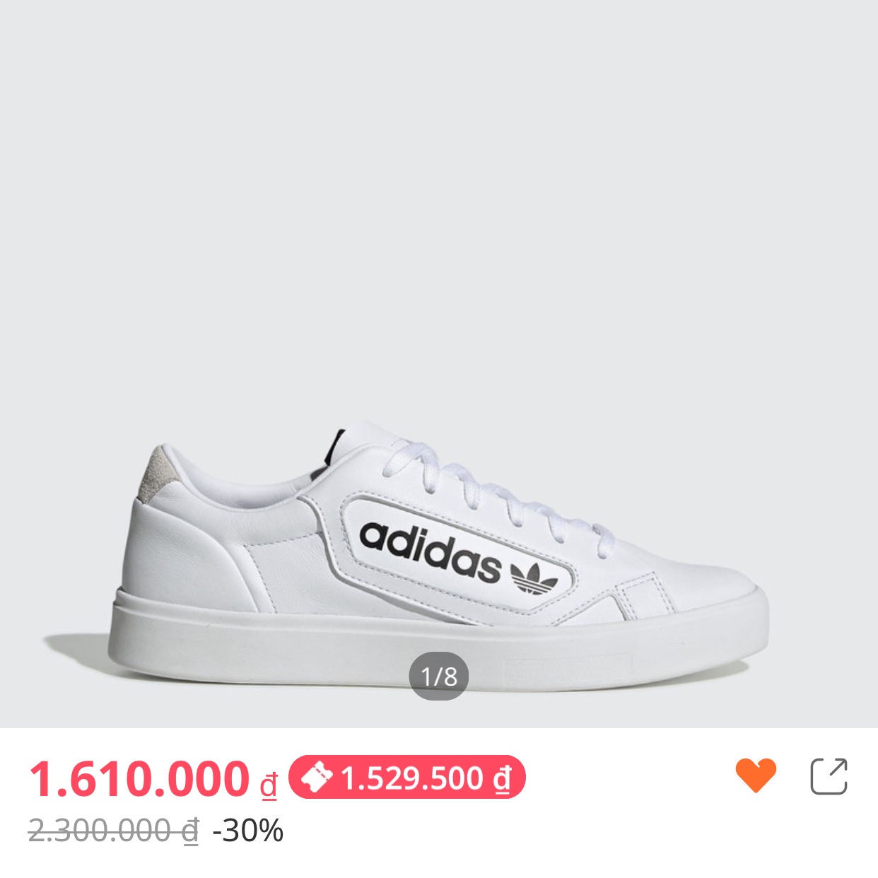 Adidas originals Giày adidas Sleek màu trắng EF4935
