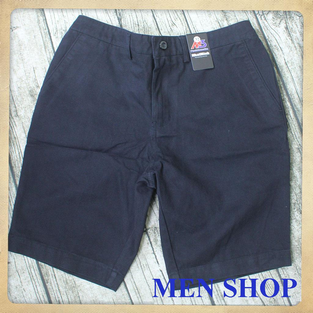 Quần short kaki nam màu đen chất đẹp
