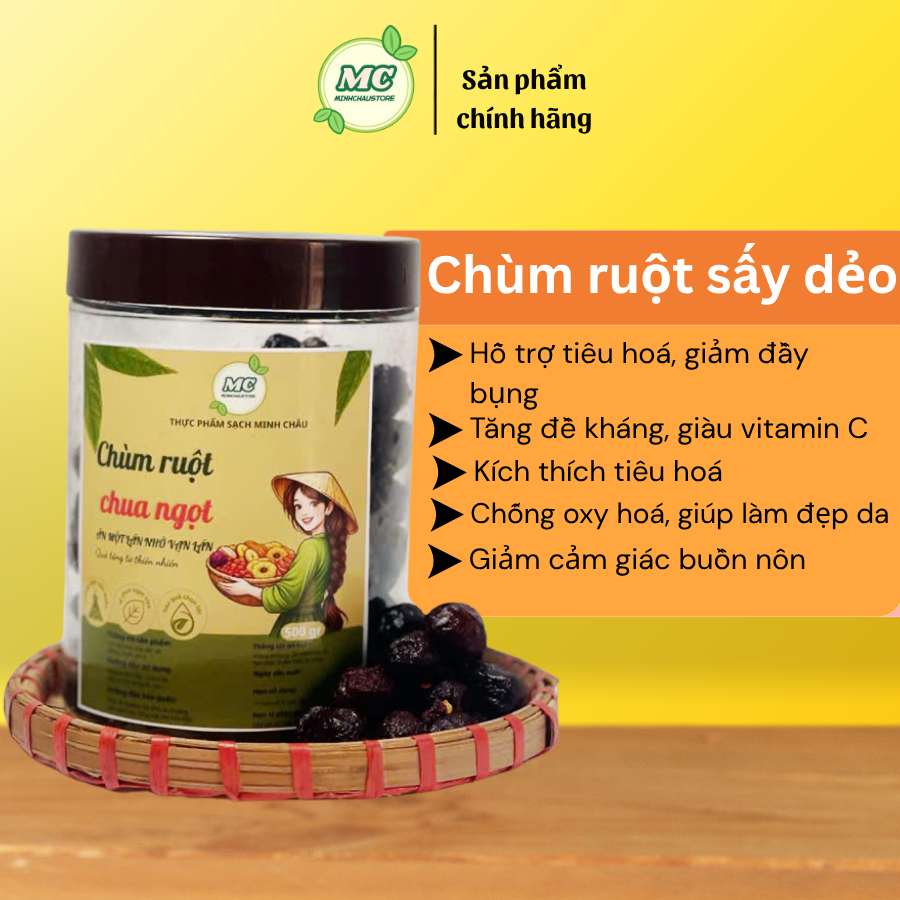Chùm ruột sấy dẻo cay vị chua ngọt - 250g/500g/1KG, ăn vặt ngon lạ từ Việt Nam - MINH CHÂU Store- ăn một lần nhớ vạn lần