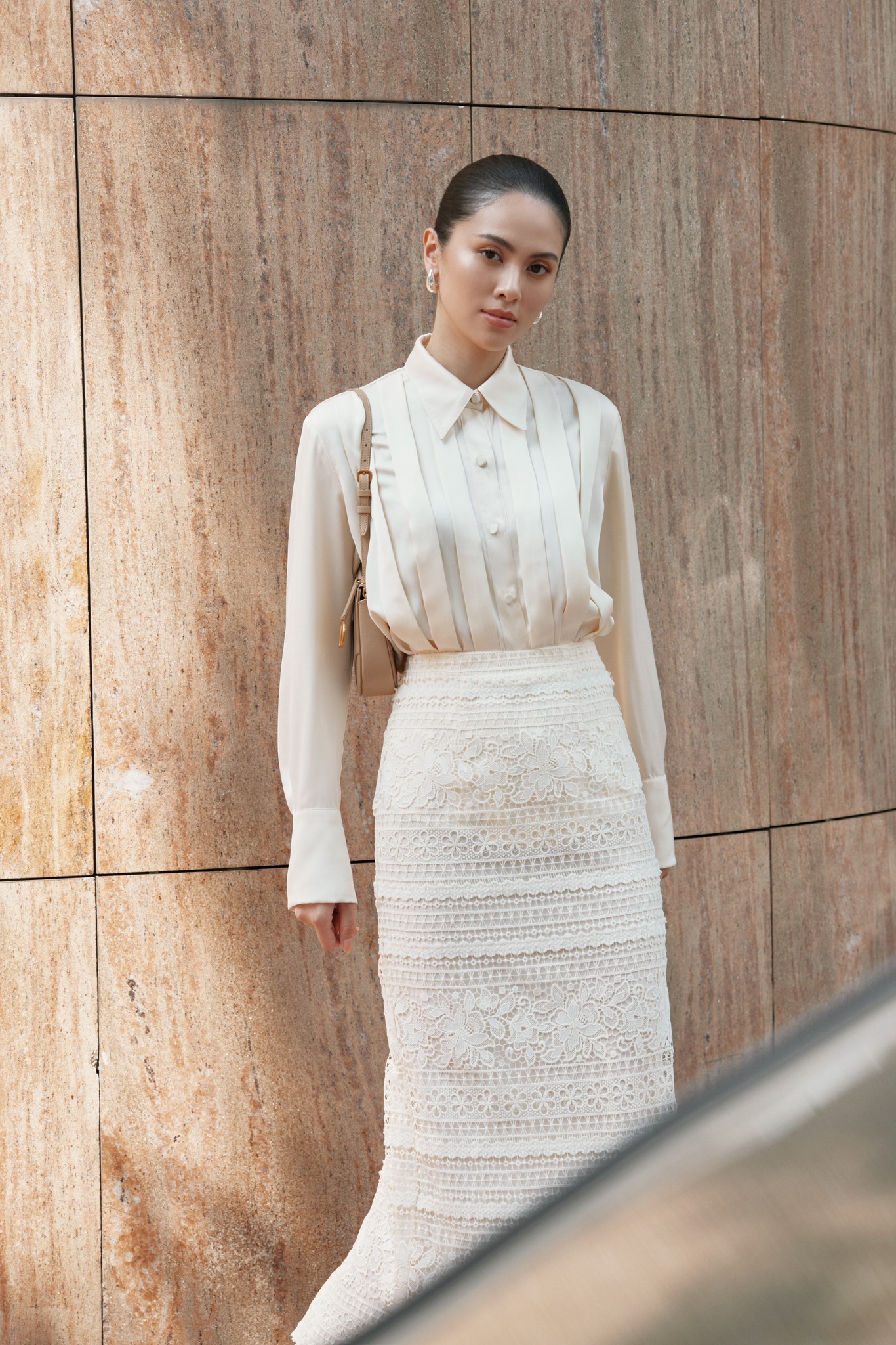 Áo sơ mi claire shirt huong boutique hbsm1127