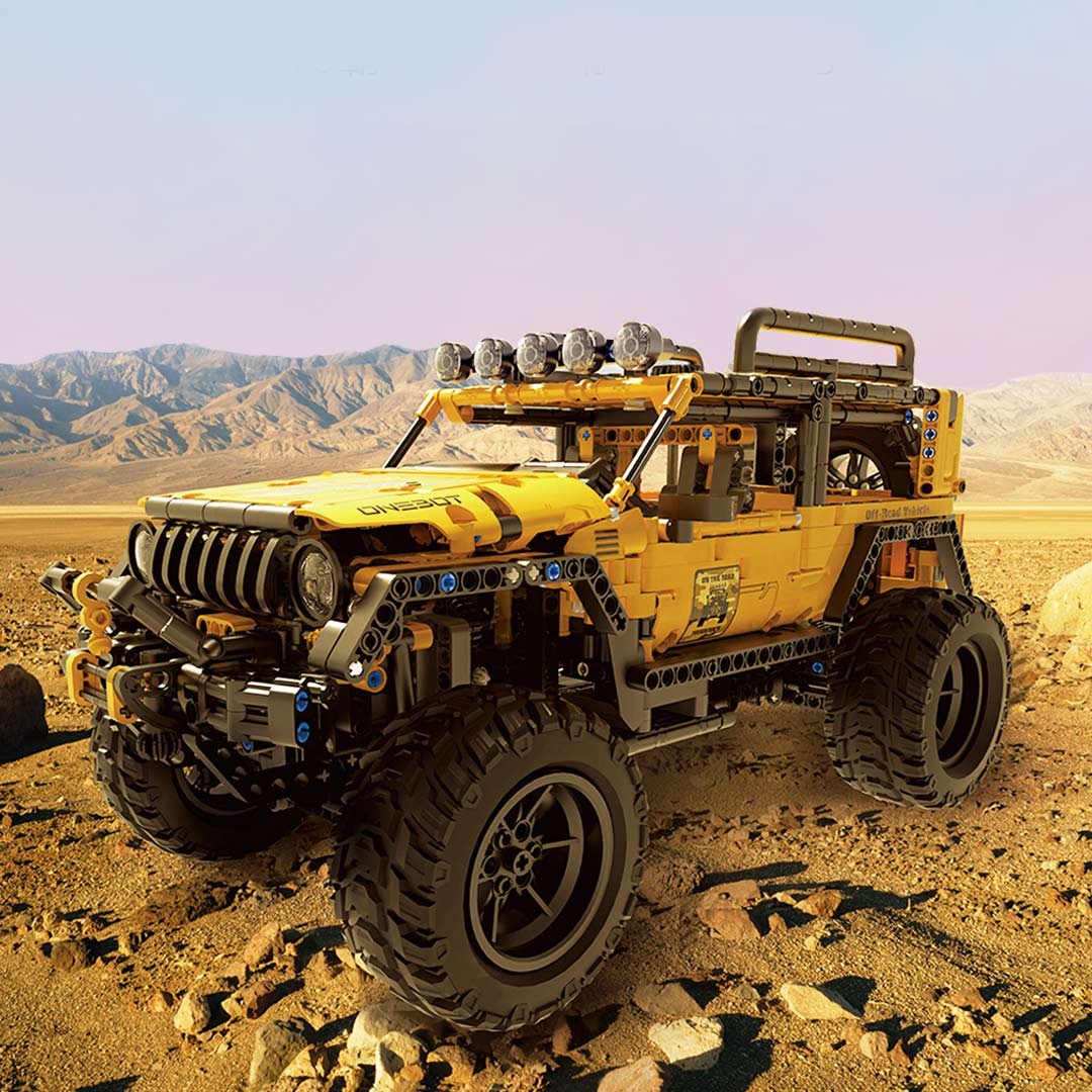 Bộ lắp ráp xe địa hình Jeep động cơ V6 - 1600 mảnh ghép