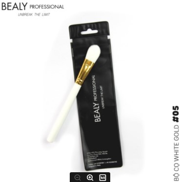 CỌ TÁN KEM NỀN BẢN DẸT WHITE GOLD N0.05