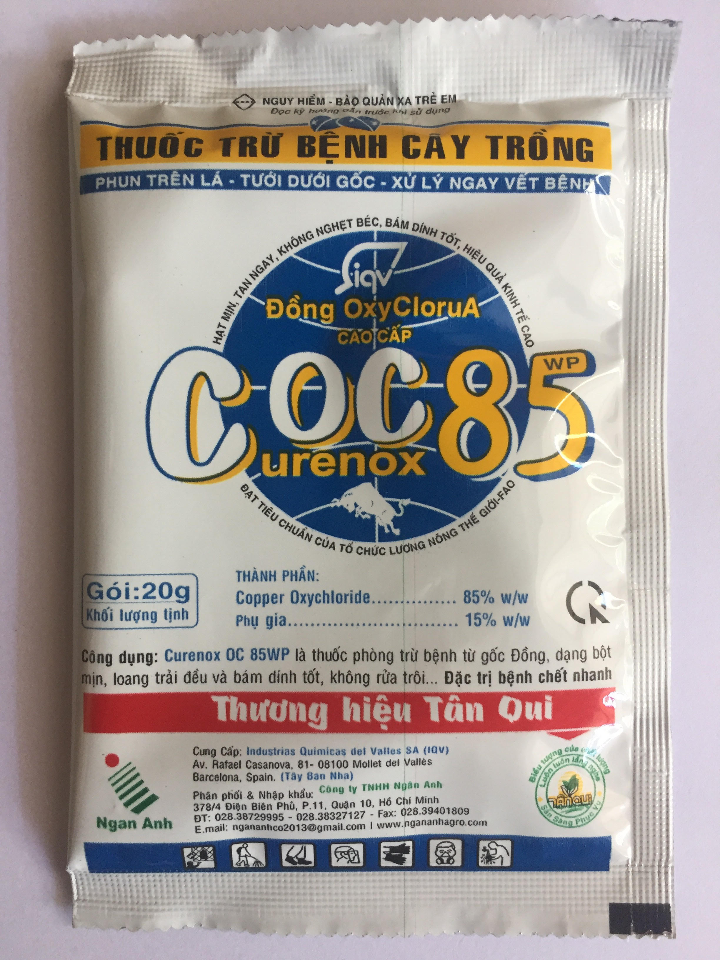 Coc85 trừ nấm bệnh cây trồng gói 20gr