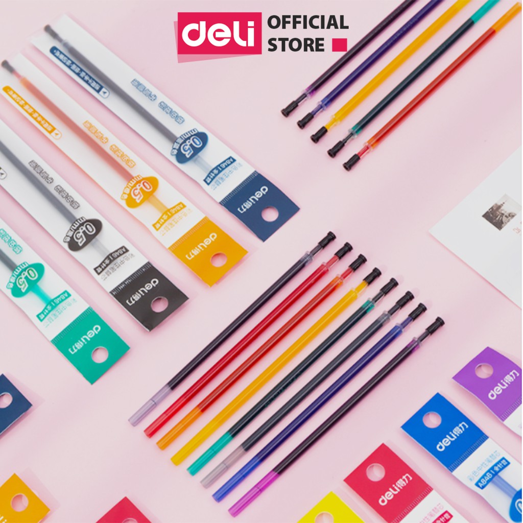 Ruột bút thay thế cho bút bi nước Deli - A846