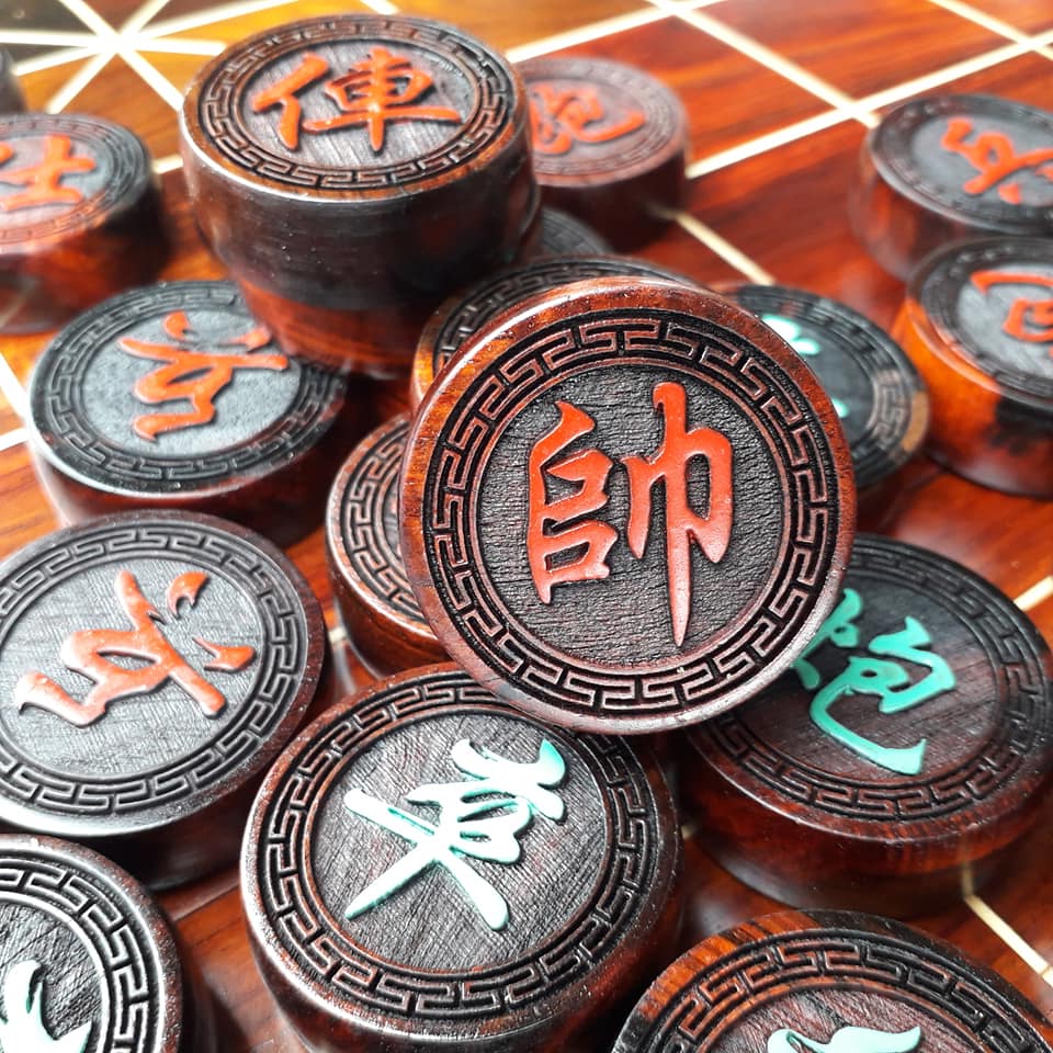 bộ quân cờ gỗ trắc ( không có bàn 2020)