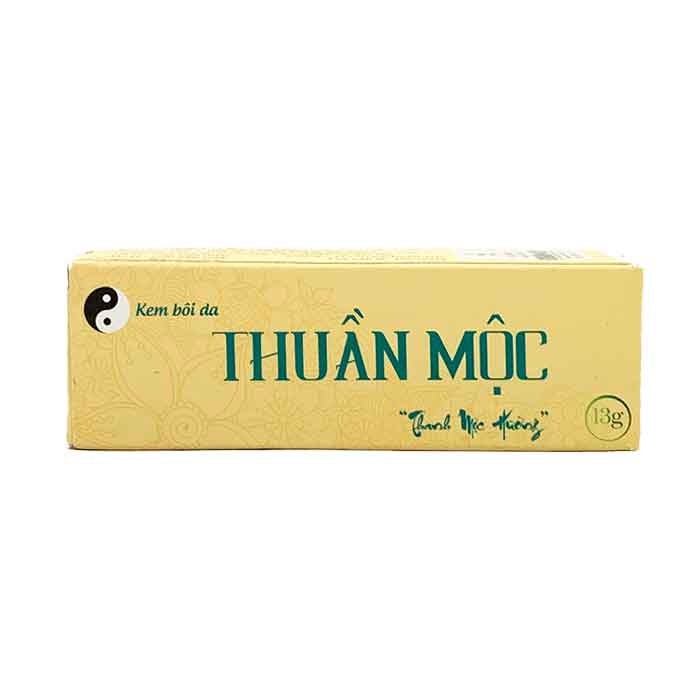 Thuần mộc bôi da kem bôi da thuần mộc kem bôi nấm ngứa thanh mộc hương chính hãng 13gr
