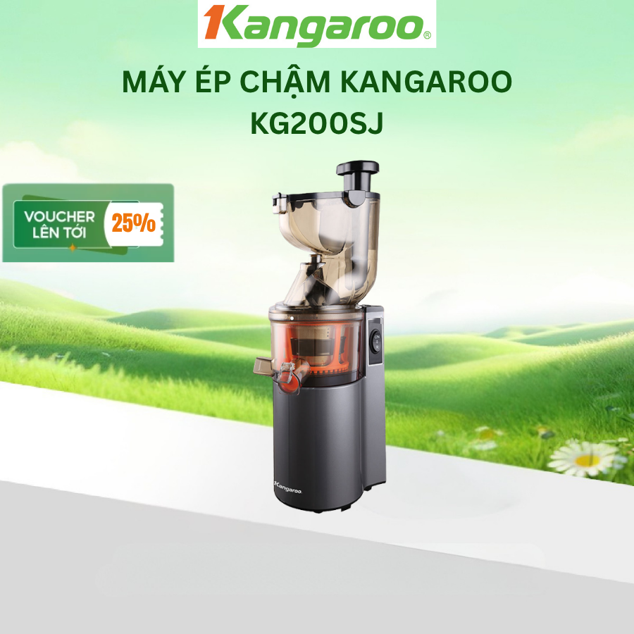 [BH 1 Năm] Máy ép chậm Kangaroo KG200SJ - Hàng chính hãng