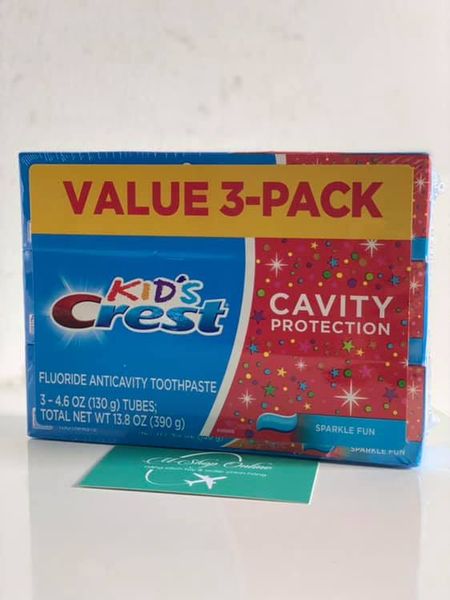 Crest Kid's Cavity Protection Toothpaste Sparkle Fun 130g