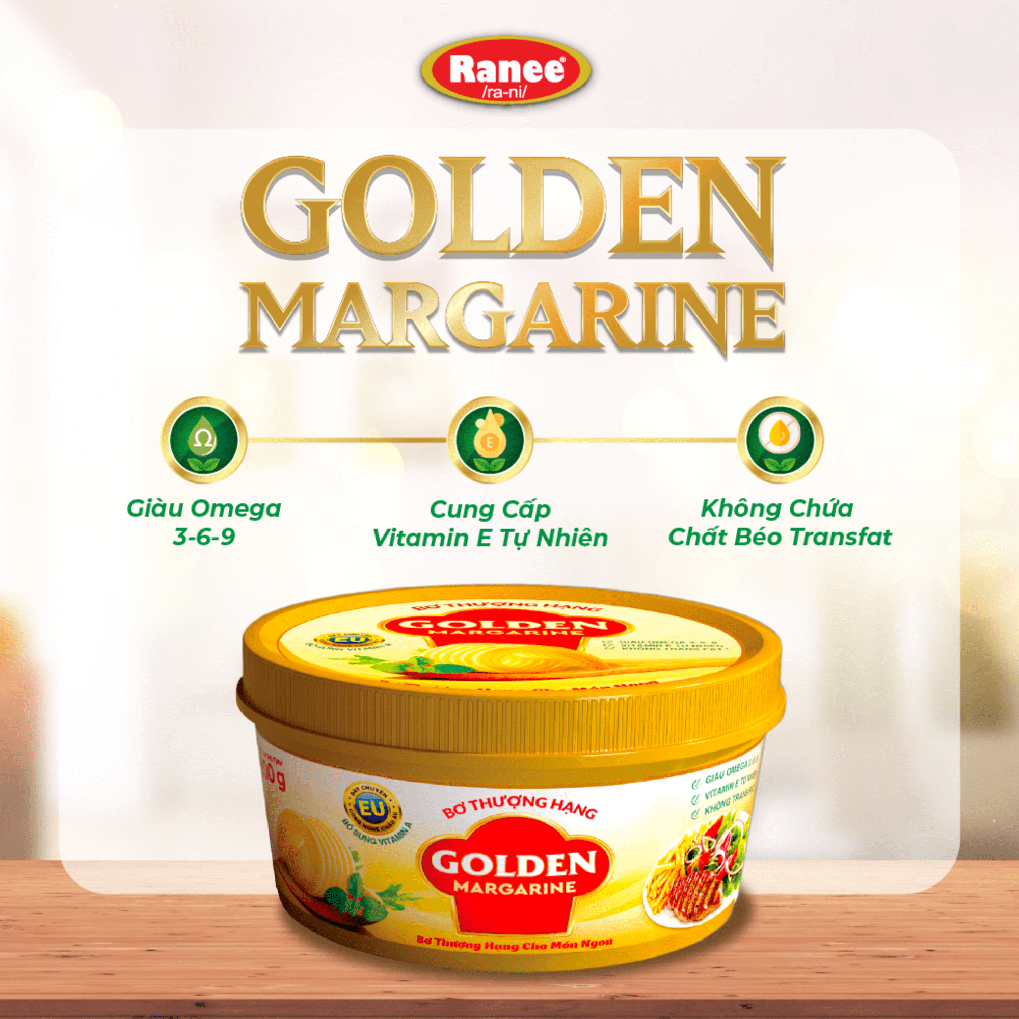Bơ Thượng Hạng Golden Margarine 80gr
