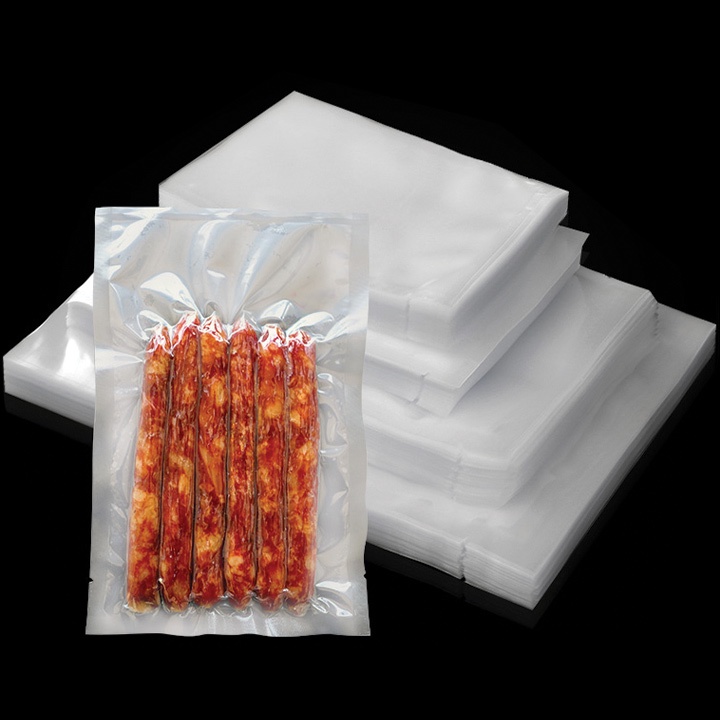 Combo 1kg túi bóng hút chân không đựng thực phẩm, ( 2 cọc, 50 túi/cọc, 2 kích thước) Túi hút chân không trơn cao cấp, dành cho máy hút dạng vòi không kén túi, an toàn tuyệt đối, GIẢM GIÁ BẤT NGỜ
