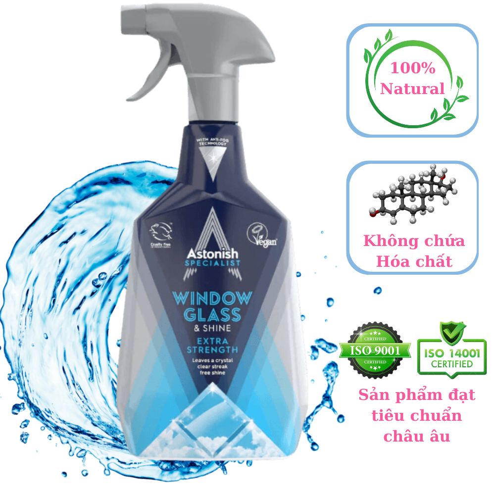 Nước lau kính astonish c6950 750ml