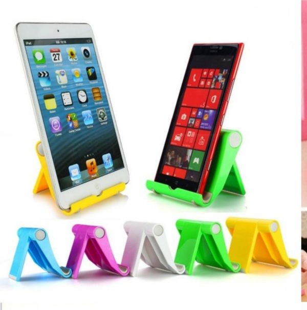Giá đỡ điện thoại để bàn hình chữ J lót TPR chống xước điện thoại khóa xoay chắc chắn có thể dùng cho máy tính bảng