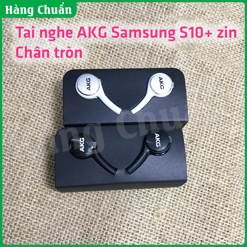 Hàng Chuẩn - Tai nghe akg Samsung zin chính hãng màu đen bóc máy s10 chân tròn 3.5 cho s6 s7 s8 s9 note 5 6 7 8 9 A5 A7 Huawei xiaomi oppo iphone 4 5 5s 5c 6s plus