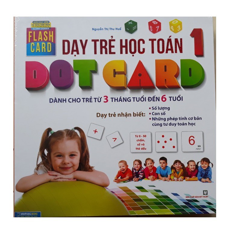 Flashcard - Dạy trẻ học Toán Dotcard tập 1 -tái bản mới 2020