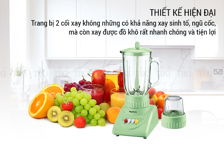 Máy xay sinh tố nagakawa nag0806 1.2 lít - 300w