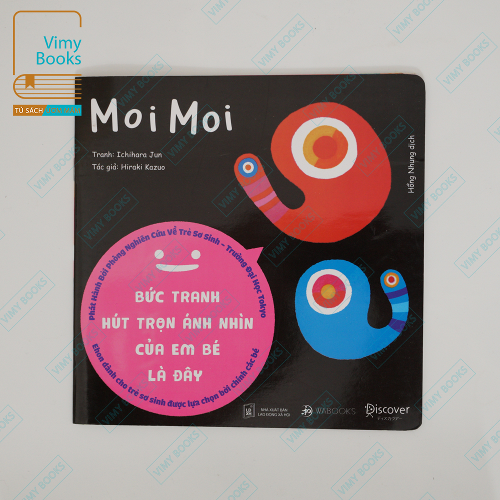 Sách-  Ehon Nhật Bản - Moi Moi - Khiến Bé Ngừng Khóc - Dành Cho Trẻ Từ 0 - 6 Tuổi