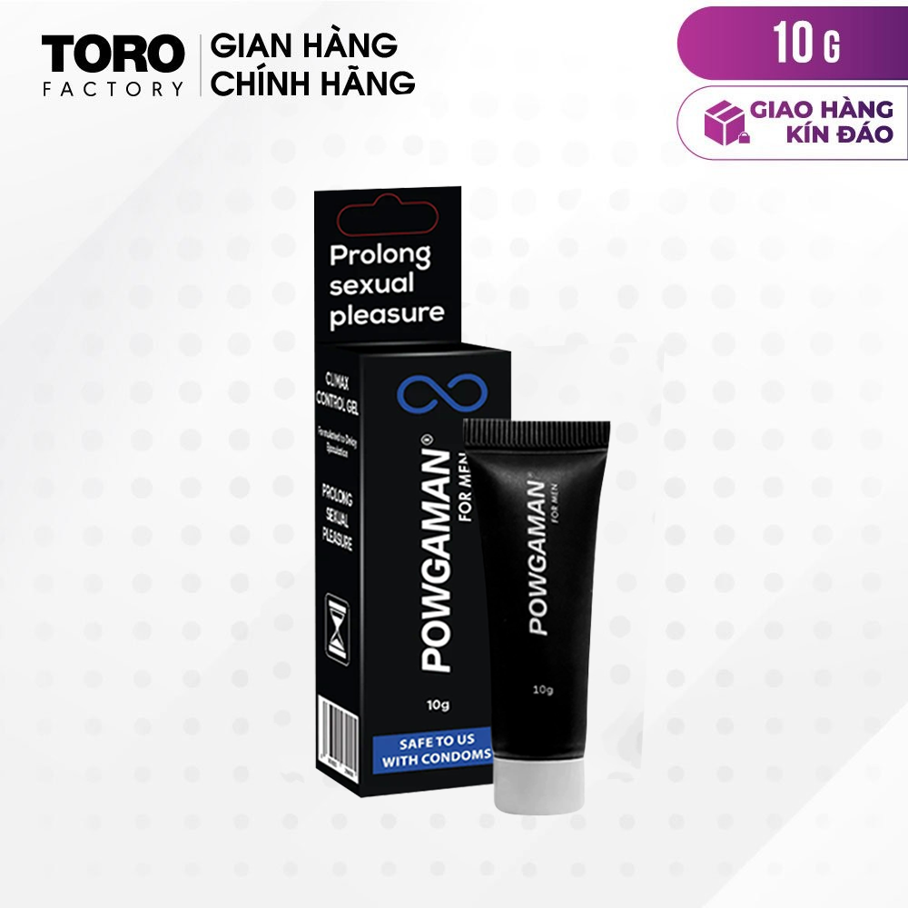Gel bôi Powgaman kéo dài thời gian - Chai 10gr | TORO FACTORY