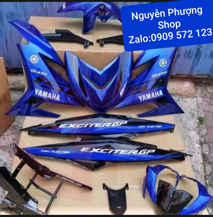 [HCM]Dàn Áo Exciter 150 màu Xanh 2019 Hàng Chính Hãng-Yamaha