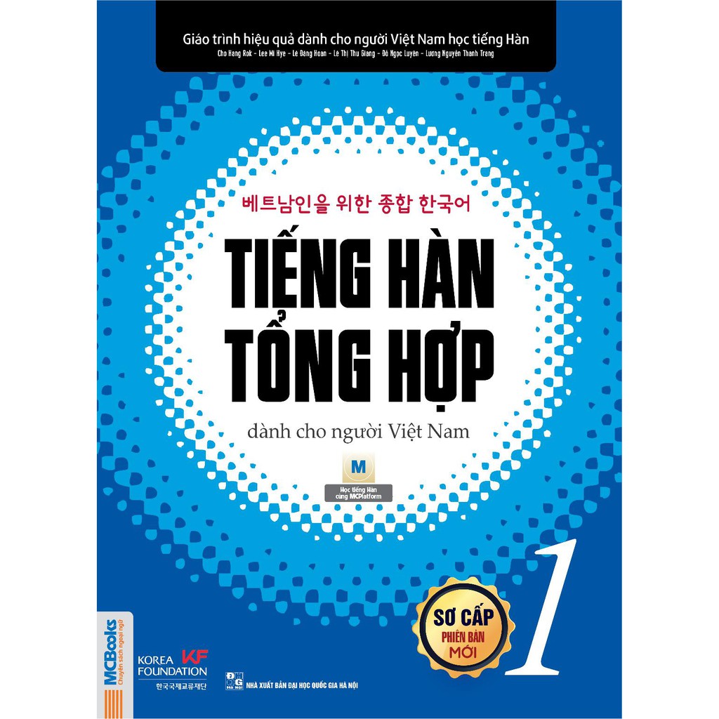 Sách - giáo trình tiếng hàn tổng hợp dành cho người việt - sơ cấp 1