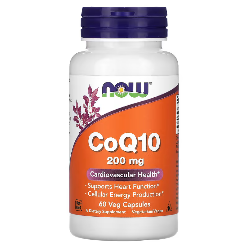CoQ10, 200 mg, 60 viên, NOW Foods - iHerb Việt Nam