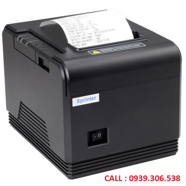 [HCM]Máy in bill K80 Máy in hóa đơn nhiệt khổ K80 Máy in k80 Xprinter Richta Cổng USB hoặc Lan Mạng