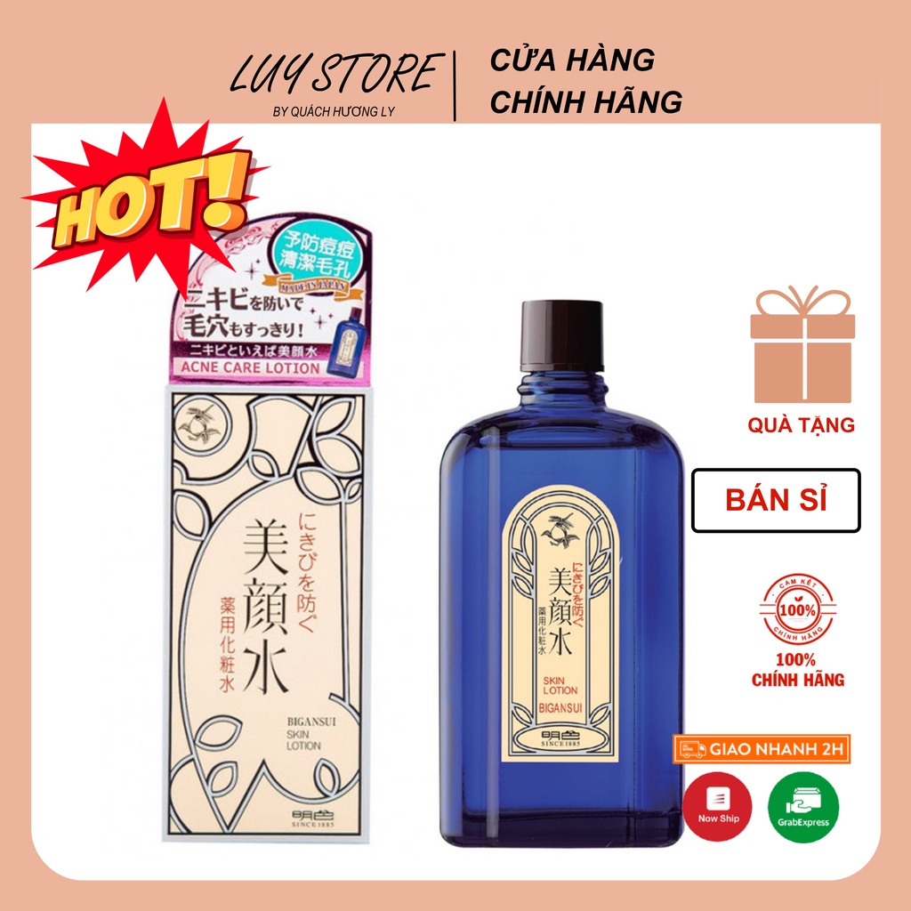 Toner ngừa mụn Meishoku Bigansui Nhật Bản 90ml