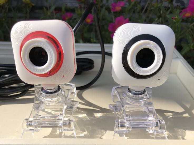 Webcam chân kẹp vuông có mic dùng cho PC và Laptop tiện dụng học online - Webcam HD cho Laptop PC máy tính cổng USb hỗ hỗ trợ quay BH 3 tháng