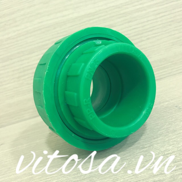 Rắc co nhựa 25 - xanh phụ kiện ống nước ppr