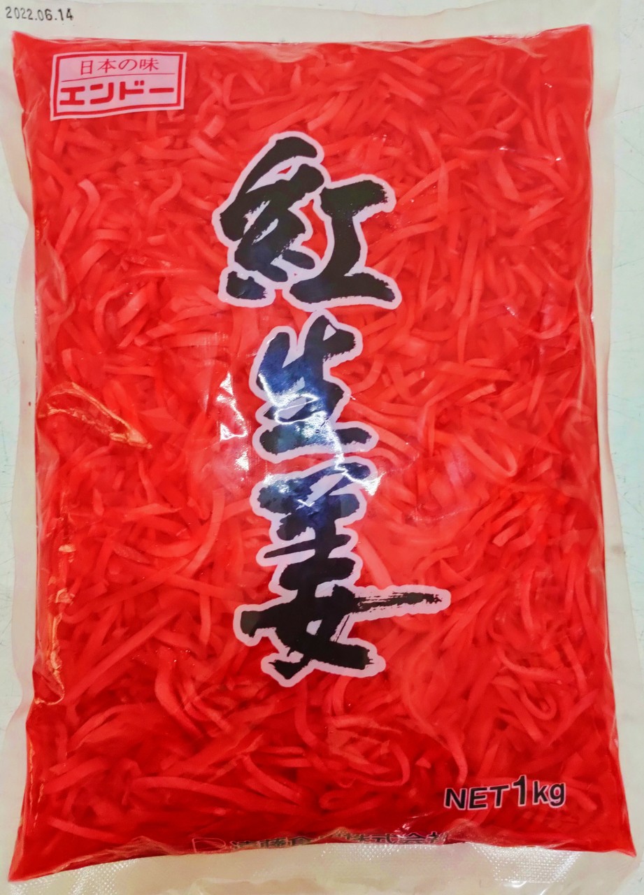 Gừng sợi đỏ nhật bản - benni shoga 1.5kg
