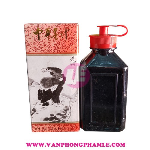 Mực tàu đen hộp đỏ trắng 100 ml