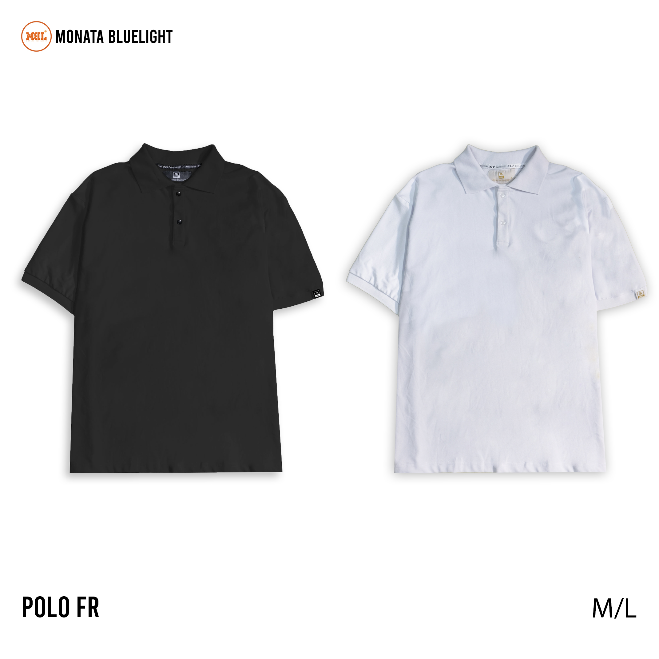 Monata bluelight - áo polo basic fr oversize