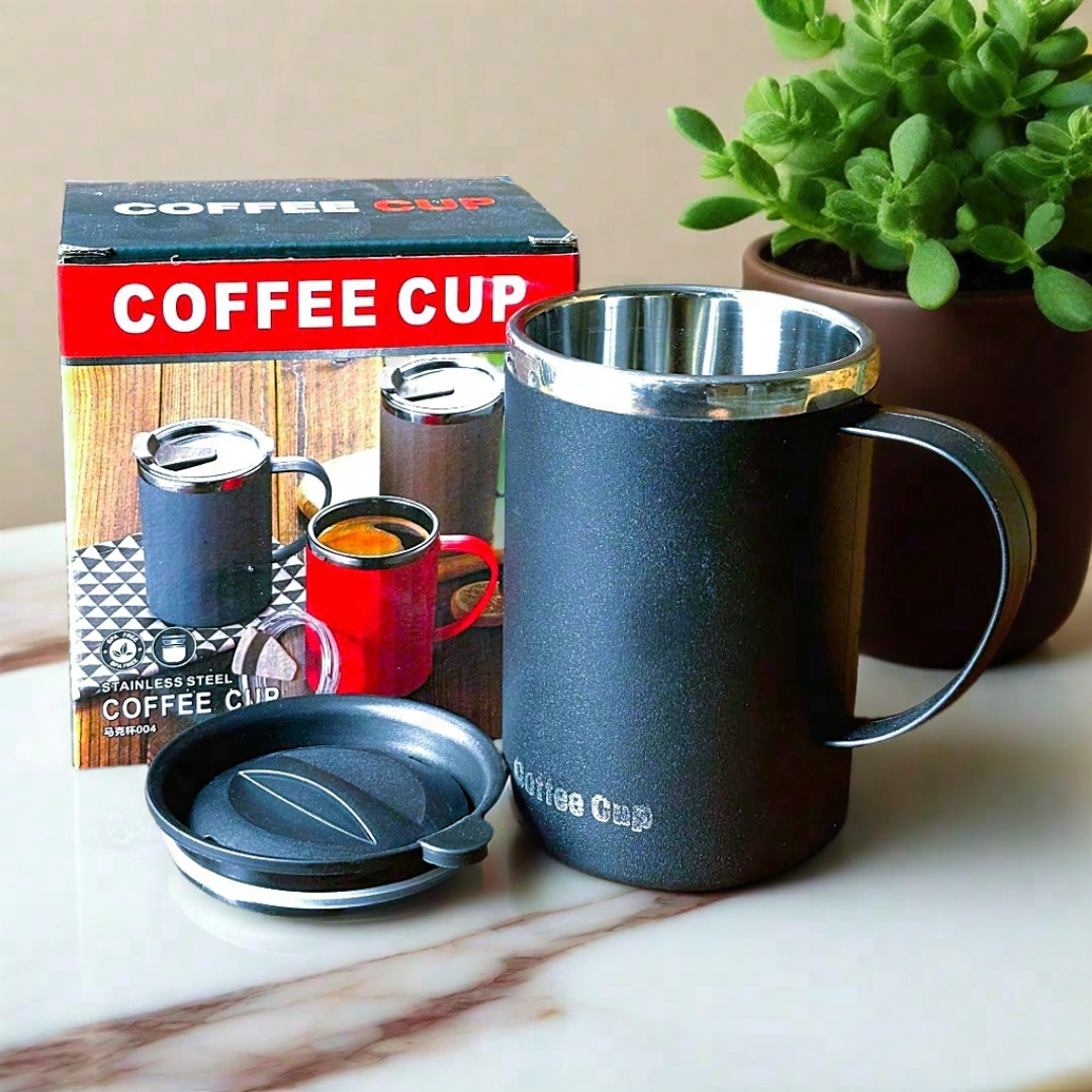  Ca Ly Giữ Nhiệt 500ML Inox COFFEE CUP Có Nắp Đậy Kín Giữ Nhiệt Tốt. Đức Nhung Store 