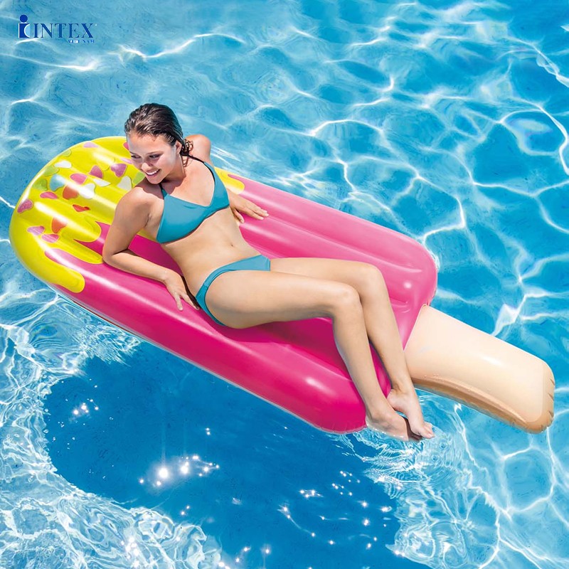 Phao bơi kem sắc màu khổng lồ mẫu mới INTEX 58766 - Phao bơi cho bé, Phao bơi trẻ em, người lớn