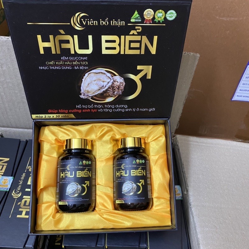 Viên bổ thận HÀU BIỂN sâm cau nhục thung dung - hỗ trợ Bổ thận nam tăng cường sinh lý nam giới