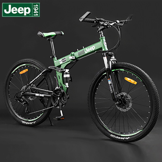 Xe đạp thể JEEP gấp gọn sành điệu khung thép siêu bền phanh đĩa cơ Xe đạp thể JEEP gấp gọn sành điệu khung thép siêu bền phanh đĩa cơ