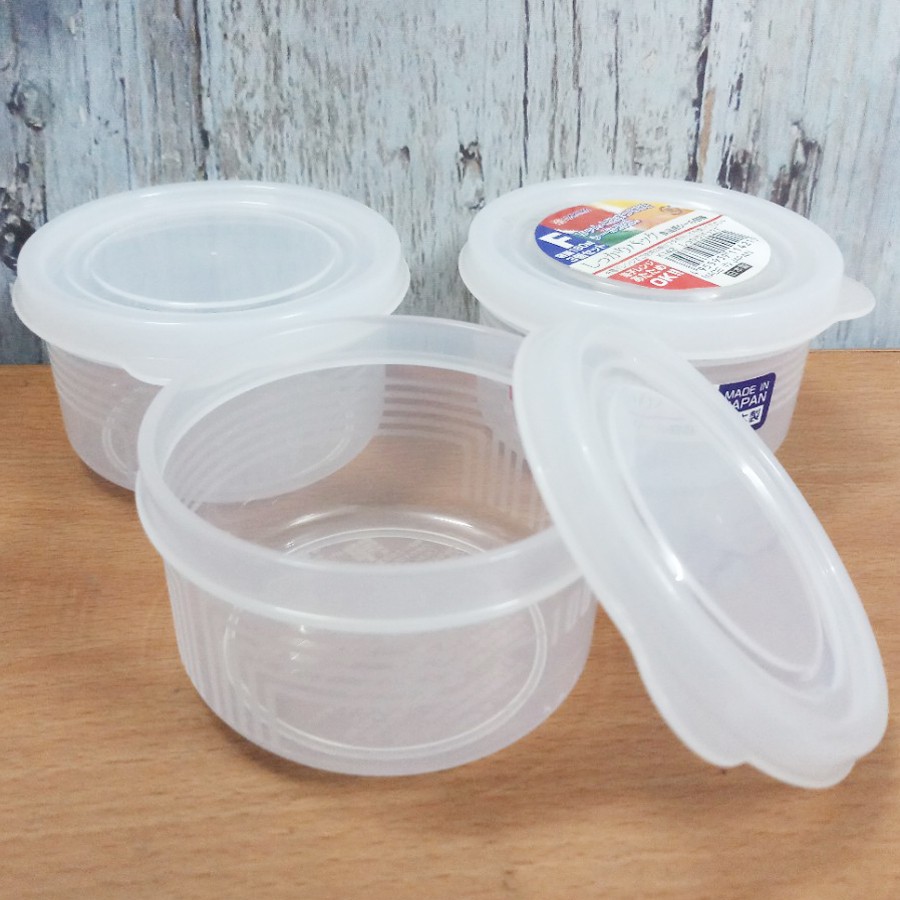 Set 3 hộp nhựa tròn 180ml