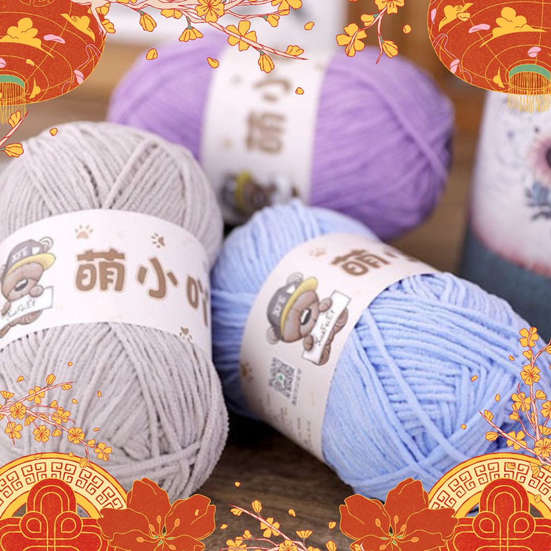 Len nhung gấu | Len nhung bông sữa 3mm