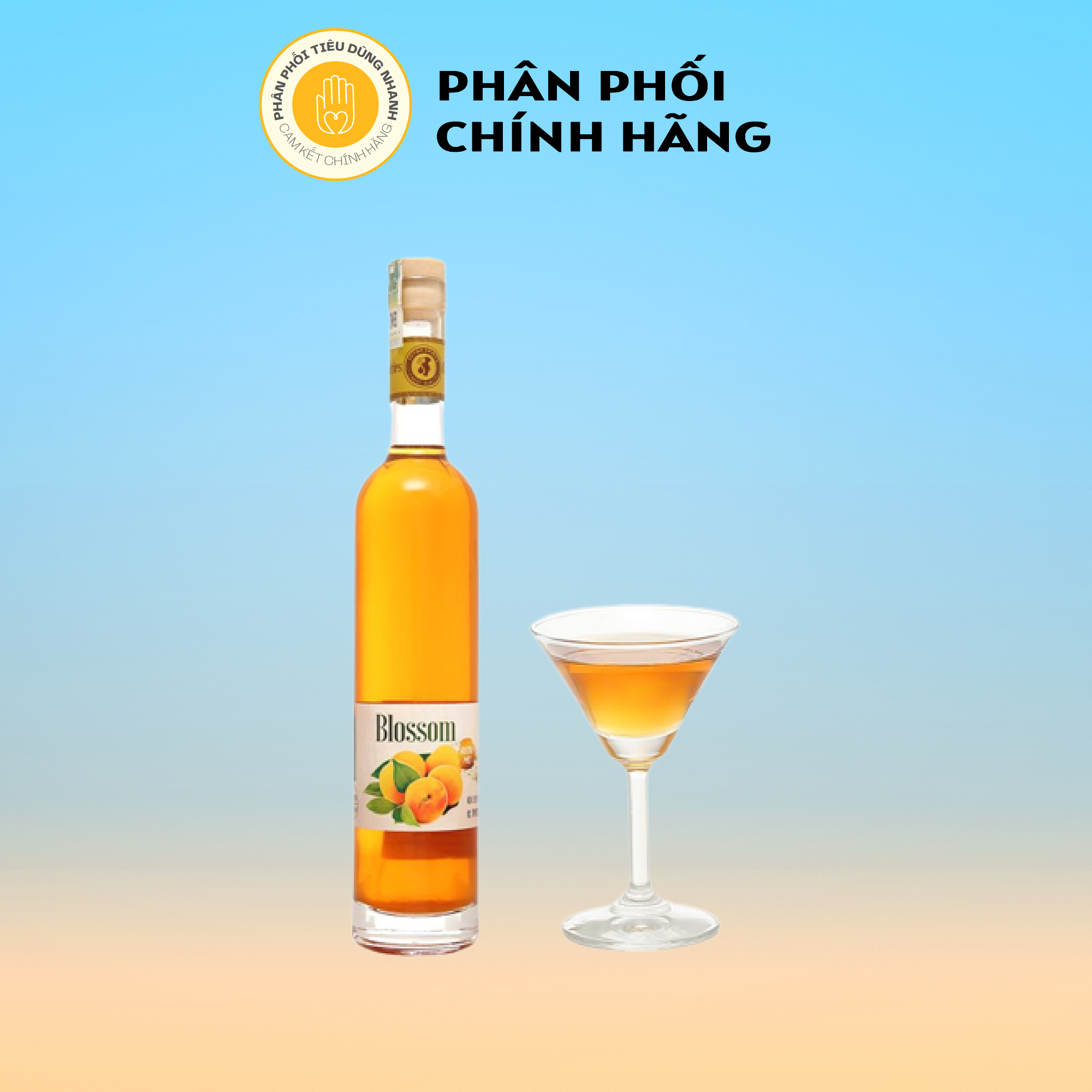 Rượu mơ blossom _ hương vị từ đại ngàn 15%vol _ 500ml/chai