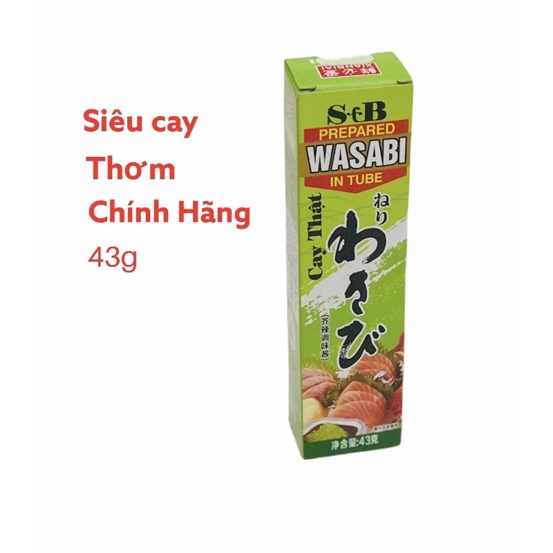 [Nhập Khẩu] Mù tạt wasabi SB Tp siêu cay chấm hải sản đậm vị