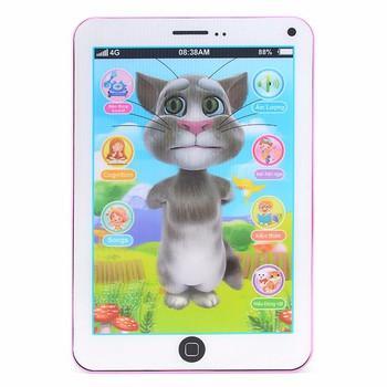 [HCM]Vỉ đồ chơi Ipad mèo Tom Cat 3D thông minh dùng pin có nhạc