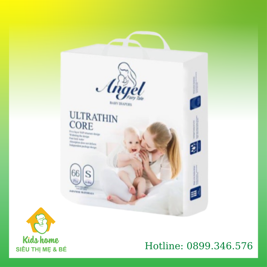Bỉm angel l56 tã dán/ l38 tã quần
