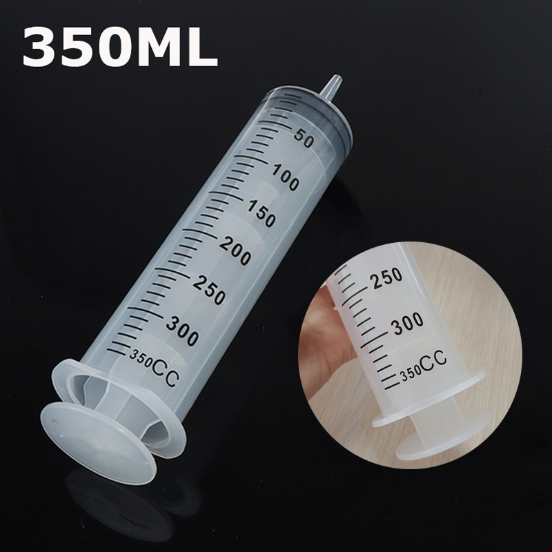 350ml xilanh bơm xăng nhựa - ống tiêm nhựa - bơm cho ăn uống- ống kim tiêm chiết nước hoa