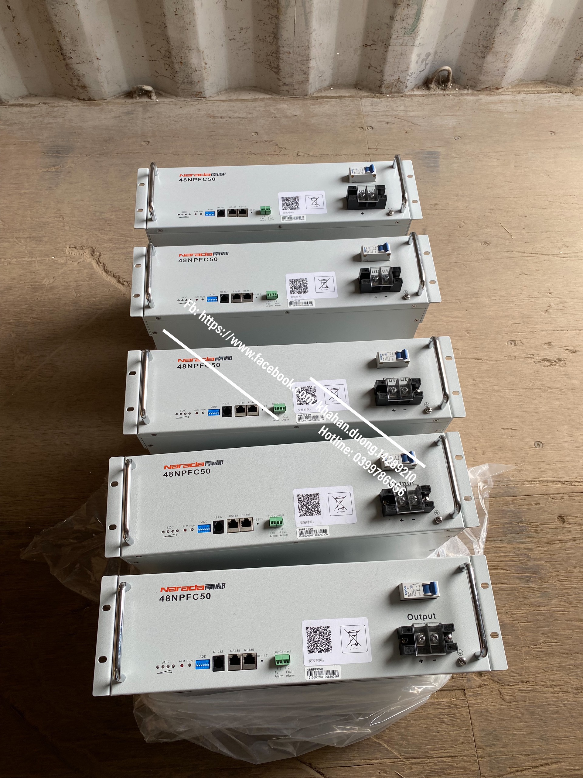 Pin lưu trữ điện mặt trời Narada 48V50Ah