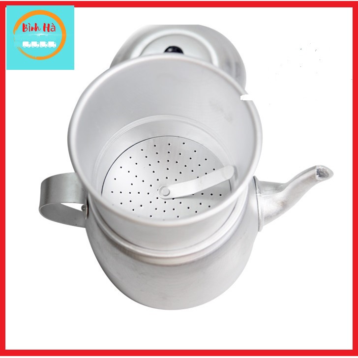 Phin pha cà phê nhôm loại to hàng dày dặn