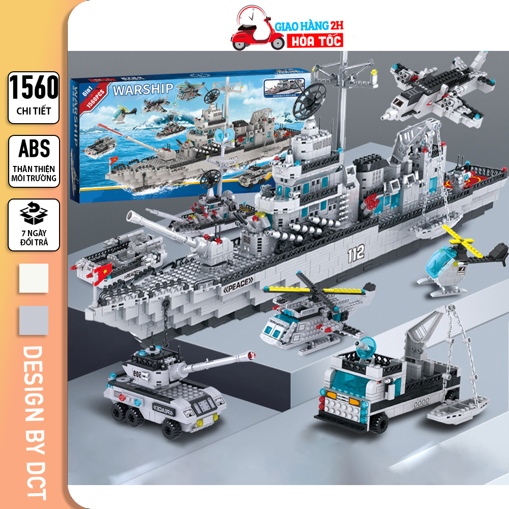 2000 Chi Tiết Bộ đồ chơi lắp ráp Lego Tàu Sân Bay TC2000 dài 80cm mô hình  Lego Tàu Chiến Khu Trục kèm lính hải quân  Shopee Việt Nam